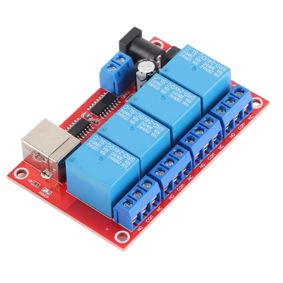 4-Kanal-Relaismodul, USB-Laufwerk, freies