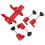 Cam Locking Tool Set for Small Engine Camshaft and Pump Belt Replacement, Red 6