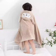 Serviette pour bébé ultra douce à capuche 70x140cm en microfibre corail, serviette de bain pour enfants