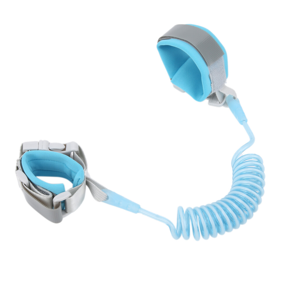 Child Safety Harness Wrist Link Toddler Rope Leash For Kids Blue