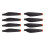 24Pcs Drone Propellers for Mini 3 Pro, Black & Orange Edges 6