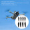 24Pcs Drone Propellers for Mini 3 Pro, Black & Orange Edges 10