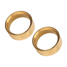 2 Pcs Brass Internal Beadlock Clamp Rings for FMS FCX24 1/18 1/24 RC Car