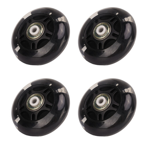 4 PCS Inline Skate Flash-Rad Rollschuh PU Räder