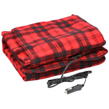 Heated Fleece Travel Electric Blanket Safety Timer With Auto Shut Off For Cold Nights Portable Heated Throw Lightweight And Warm Car Adaptable