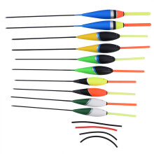10Pcs Bright Color Carp Floats Bobbers Hooks - Freshwater Fishing Accessories