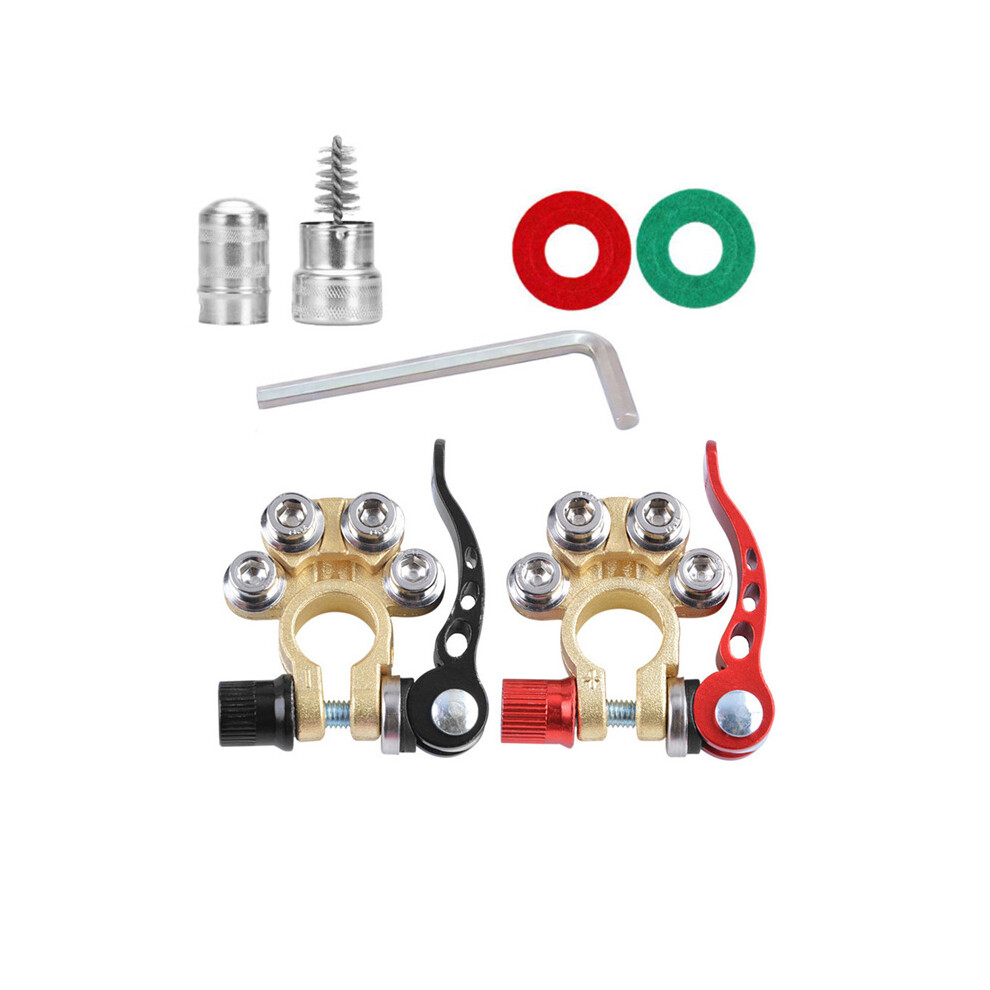 Battery Terminal Connectors, Quick Release Disconnect For Wires 6.5Mm To 9.5Mm, Corrosion Resistance And Electrical Conductivity Ensured, Positive 9448196458570