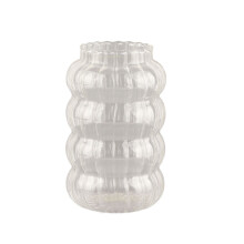 Verre borosilicate, verre transparent, verres côtelés vintage, élégants et pratiques, design de forme unique, pratiques et peu encombrants pour