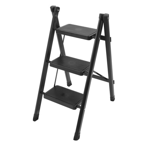 3-Stufen-Leiter, klappbarer Tritthocker mit 2
