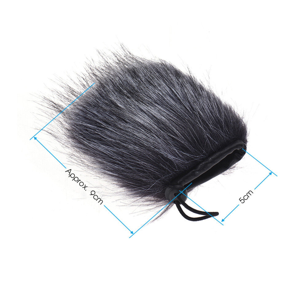 Ey-M24 Furry Outdoor Mikrofon-Windschutz Kunstfell 7751901986216