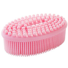 Baby shampoo baby silicone soft bristle brush baby child multifunction massage bath brush