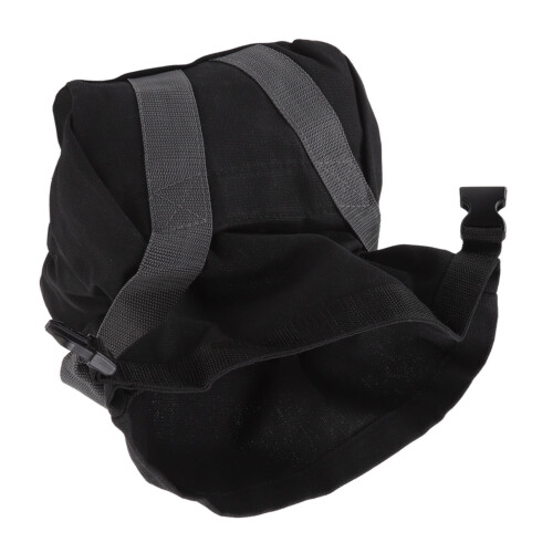 Tear-Resistant Workout Sandbag with Ergonomic Handle, 12oz Canvas, Black 2