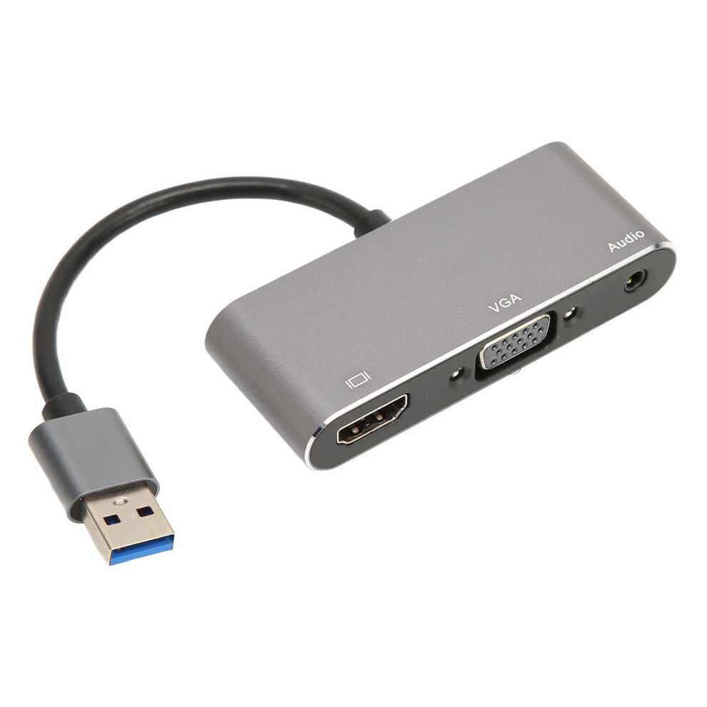 Hdmi Vga Hdtv Adapter Cable Precise Cutouts External Graphics Card For Windows Mac Laptop With Fast Charging Port And Simultaneous Dual Monitor Displa 9147006850978