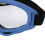 Skibrille PC Durchsichtige Gläser UV-Schutz Winddicht Dunkelblauer Rahmen 7