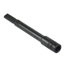 Ergonomic 83mm Tool Extension Rod Flat Connector For-black