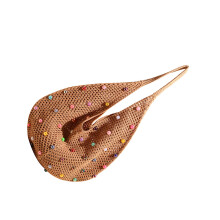 Women Bag Knitting Shoulder Bag Lovely Armpit Bag Trendy-Khaki