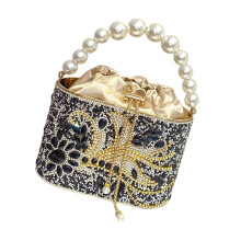 Women Evening Bag Chain Strap Shoulder Crossbody Bag-Black