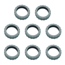 8 Pcs Silicone Luggage Wheels Protector Suitcase Wheels-grey
