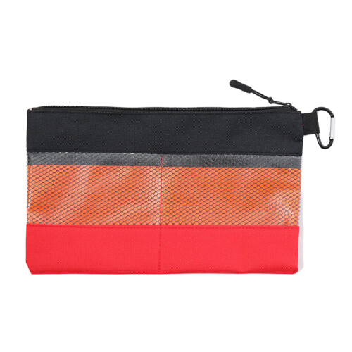 Oxford Cloth Tool Bag Drill Bit Screws Nails Organizer-Red