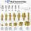 137Pcs Adjustable Temperature Soldering Iron 80W LED With 3