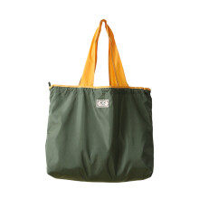 Large Capacity Shopping Bag Reusable Grocery Bag-Army Green M