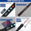 137Pcs Adjustable Temperature Soldering Iron 80W LED With 6