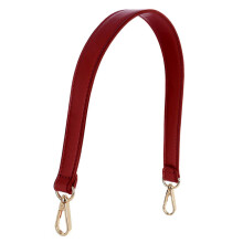 Removable Short Handle Handbag Practical PU Leather-Red Wine