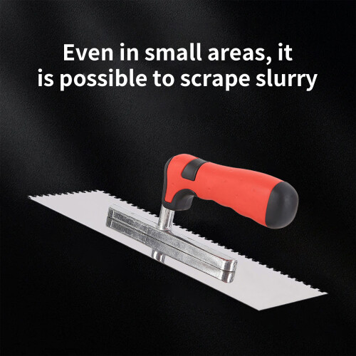Plastering Trowel Flat Drywall Trowel Flooring Grout Tool-12mm 2