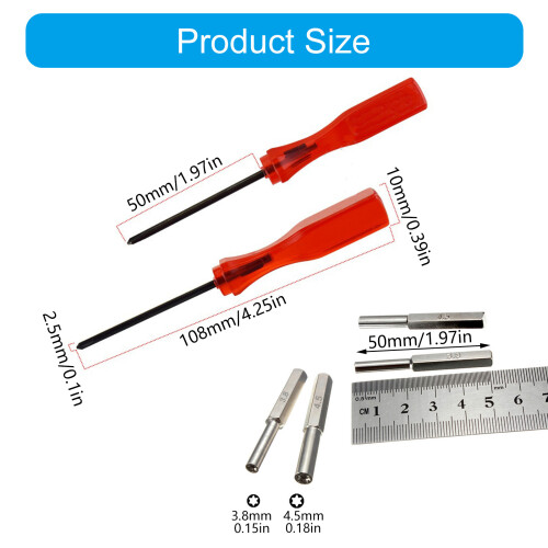 Ergonomic Screwdriver Extraction Set for Retro Game Cartridges 2