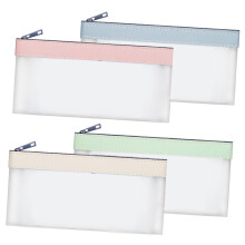 Multipurpose Money Bags with Zippers,Bank Deposit-Four packs