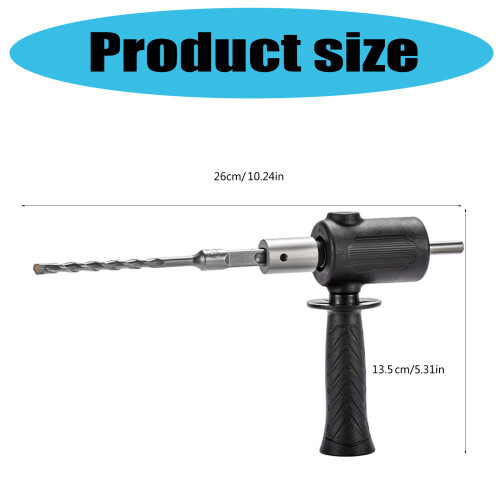 Efficient Drill Hammer Attachment Quick Changes Adapter For Home 2