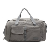 Fitness Bag Travel Bag Luggage Bag Large Capacity Training-Gray