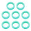 8 Pcs Suitcase Wheel Covers Luggage Wheel Protector-Green 1