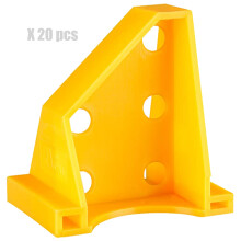 Professional Woodworking Shims Set 20Pcs Double Headed-Yellow