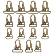 Snap Hook Zinc Alloy Enlarged Mouth Clip Lightweight Sling Clasp Smooth Surface Easy To Carry Rust Resistant Tactical Snap Hook Wide Applications For