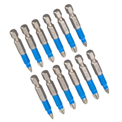 Magnetic Batch Head PH2 Crossed Screwdriver Set Impact-12PCS