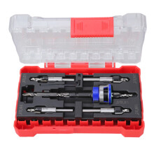Countersink Drill Bits Set with Depth Stop Woodworking-Blue