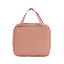 Travel Toiletry Bag with Hanging Hook Makeup Bag with Big-Pink