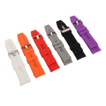 6 Stück Silikon-Uhrenarmbänder 22 mm Schnellverschluss für GT2 GT3 Schwarz Grau Rot