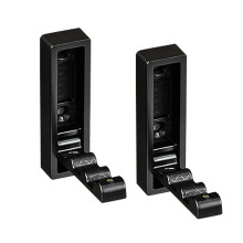 Eleganter faltbarer Wandhaken zum Aufhängen. Robuste-Mattschwarz