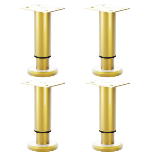 Pieds de meubles dorés polyvalents, Support extensible-25 à 42cm