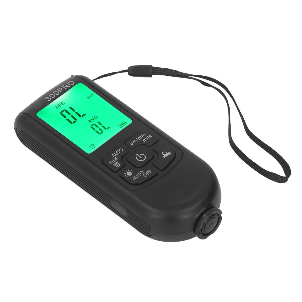 Digital Paint Thickness Gauge Hw 300Pro 0-2000Um For Vehicle Coating Testing 4941372872771