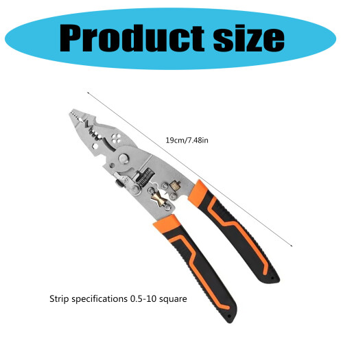Ergonomische Abisolierzange mit gebogenem Griff und präziser 2