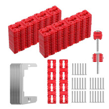 Einfache Installation Mehrzweck-Wandplattenset aus Metall