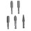 5-teiliges Drehgrat-Raspel-Set, Holzschnitzbohrer, 4
