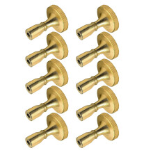 Bouton tournant de lampe, 10 pièces, interrupteurs-Or