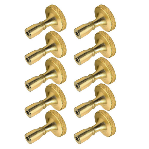 Bouton tournant de lampe, 10 pièces, interrupteurs-Or