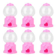 Máquina de pegar doces com garra, dispensador de chicletes para lembrancinhas de casamento, dispensador de doces em plástico PS transparente com