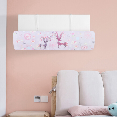 Elegant Pattern Air Conditioner Cover, Waterproof Dustproof Design for Most Split-Type Central ACs and Air Diffusers 2