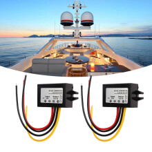 Módulo convertidor impermeable de coche de 24 V a 12 V 5 A 60 W con protección múltiple.